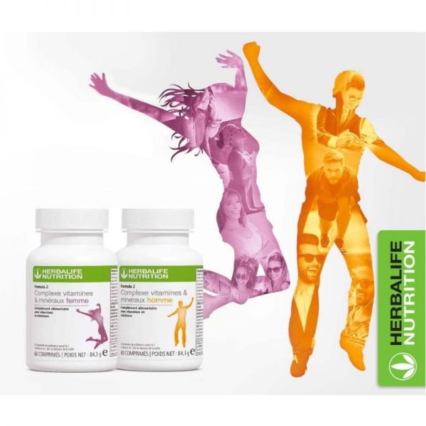 Vercors Sports Team - F2 vitamine Homme & Femme - Herbalife nutrition