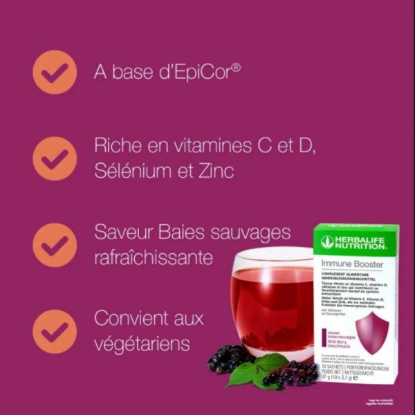Immune Booster - complément alimentaire - Herbalife - Vercors Sports Team